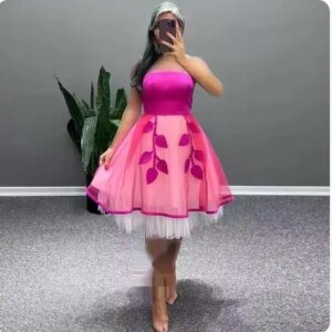 customized Dress Luxury Birthday Evening Dress Knee Length Sleeveless Summer Elegant Wedding Party Gowns For Women Arab 2025