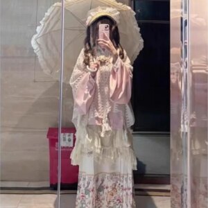 Hanfu women’s suit dress shawl apron cute clothing