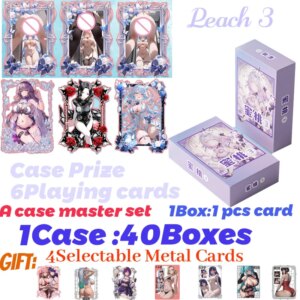 2025 New Peach wave 3 Normal Size Collection Metal cards Waifu Furina,Rem,Yor TCG Doujin Toys And Hobby Gifts