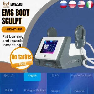 Professional EMS Body Sculpting 6500W NEO RF Hi-EMT Machine EMSzero Sculpt Fat Burning Slimming Build muscles Beauty Equipment