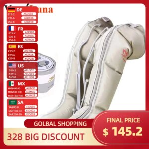 Air Compression Leg Massager Air Powered Boot Wrapped Ankle Calf Massager  Relieve Leg Muscle Soreness And Fatigue Professional