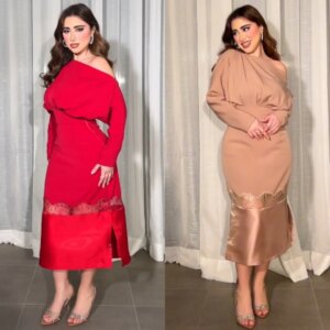 Customized Evening Prom Saudi Arabia Jersey Pleat Cocktail Party A-line One-shoulder Bespoke Occasion Gown Midi es