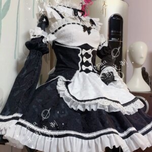 New Anime Maid Rem Cosplay Costume Zero Cosplay Dress Women Custom Made High Quality