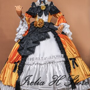 Irelia H Store Ri Riliane Lucifen d’Autriche n Cosplay Costume women Palace party dress High quality Velvet version rin