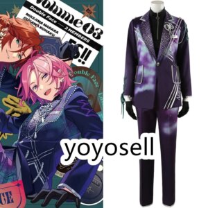 Ensemble Stars Double Face trip Kohaku Oukawa Madara Mikejima Uniform Cosplay Halloween Costume