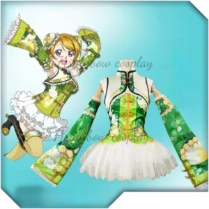 Koizumi Hanayo Cosplay Lovelive! Koizumi Hanayo Cheongsam Awakening Cosplay Costumes Woman Chinese Dancing Dress Costume Cosplay