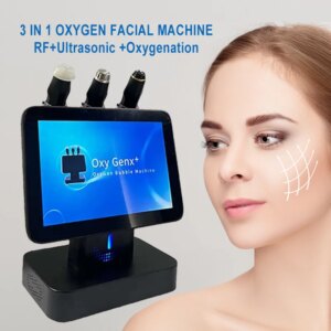 Skin Brighten Detox Hydrate Retouch Oxygen 3 in 1 CO2 Skin Care Small Bubble Oxygen Facial Massage Machine for Skin Care