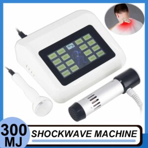 300MJ Shockwave Therapy Machine Relief Sports Injury Pain Muscle Stiffness Massage Health Care Ultrasonic Instrument 2In 1