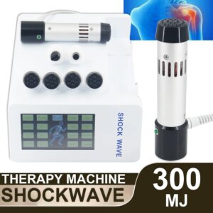 300MJ Shockwave Therapy Machine 7 Heads ED Treatment Relieve Limb Pain Muscle Massage Relax Home Use Shock Wave Device