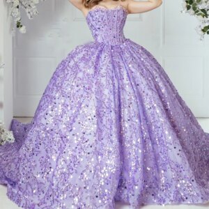 Mexico Lavender Ball Gown Quinceanera Dress 2025 Off The Shoulder Sequined Pearls Tull Sweet 16 Dress Lace up Vestido De 15 Anos