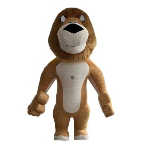 Inflatable Lion Mascot Costume for Advertising Event Cospaly Adult Halloween Christmas Cartoon Animal Anime Giant No Battery
