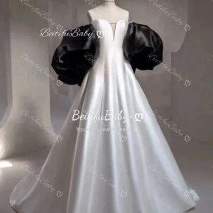 Customized Fashion Women’s Evening Dress Elegant Stain Strapless A-line Skirts with Bubble Shawl Banquet Party Dresses Vestidos