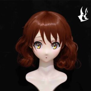 (NFD079)Customize Full Head With Lock Crossdress Doll Female/Girl Japanese Anime Cartoon Character Kig Cosplay Kigurumi Mask