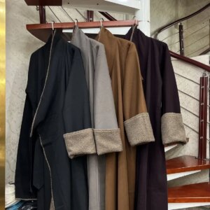 Men and Women Fleece-lined Tibetan Costumes Autumn Winter Tibet Thickened Ladies New Robe Clothing