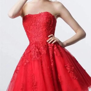 Custom Lace Homecoming Dresses Short A Line Strapless Formal Cocktail Party Gowns graduation dress  prom dresses  mini dress