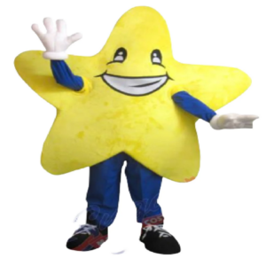 Star mascot costume custom fancy costume anime cosplay kit mascotte theme fancy dress carnival costume b0738