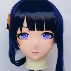 (RB20253)Customize Full Head Quality Handmade Female/Girl Resin Japanese Anime Cartoon Character Kig Cosplay Kigurumi Mask