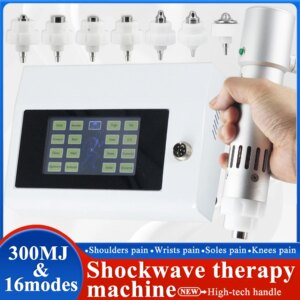 Professional Shockwave Therapy Machine 300MJ For ED Treatment Shock Wave Massager Relieve Muscle Pain Massage Newest Tech Handle