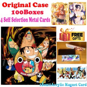 Lastest Wholesale One Piece Acrylic Collection Card Slab Cartoon Booster Box Luffy Sanji Nami TCG Popular Trading CCG