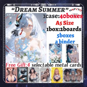 2025 Newest Dream Summer A5 Size Waifu Boards Goddess Story Collection Card Swimsuit Bikini Booster Box Habbies Gift