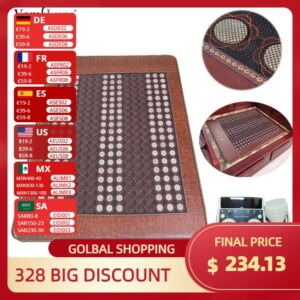 1.5*1.9m, 1.8*2.0m Jade Mat Far Infrared Therapy Heated Bed Natural Jade Tourmaline Pad Stone Heating Mattress