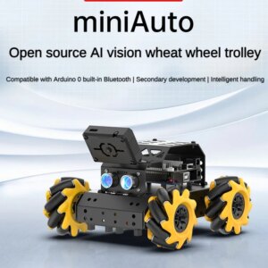 MiniAuto 4WD Omnidirectional Mecanum Robot Car with AI Visual Recognition Tracking For Arduino Robot DIY Kit Programmable Robot