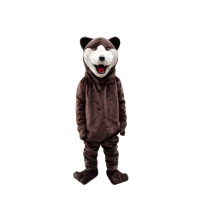 Brown Grizzly Bear Mascot Adult Costume Deluxe Material Custom Bear Mascotte Outfit Suit Fancy Dress 1171