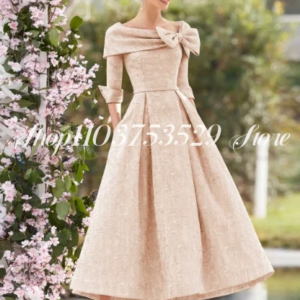 Fashion Mother of the Bride Dress 2025 O Neck Chiffon Beaded Applique Custom Wedding Guest Dress فساتين للمناسبات الخاصة
