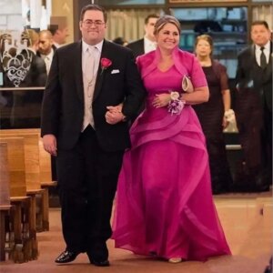 Elegant Fuchsia Mother Of The Bride Dress With Short Jacket Customized Women Evening Party Gowns Wedding Guest Formal Wear 2025