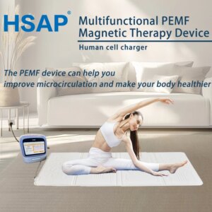 PEMF magnetic therapy device assists in meditation Human cell charger