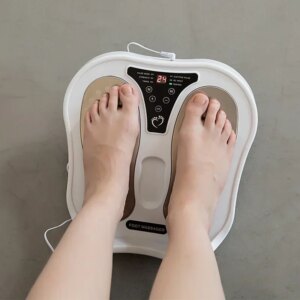 6 Modes Ems Foot Massager Muscle Stretching Hot Compress Acupoints Deep Massage  feet massager