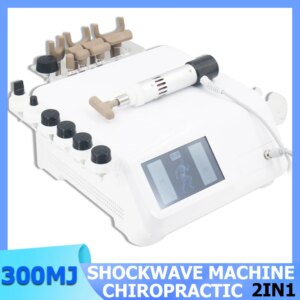 300mj Shockwave Therapy Machine ED Treatment Body Massager Portable Physical Therapy Equipment 2in1 Shock Wave Pain Relief Body