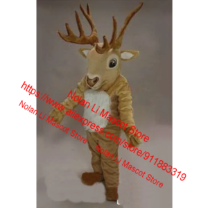 Hot Sale EVA Material Helmet Two Styles Deer Mascot Costume Cartoon Set Movie Prop Cosplay Halloween Birthday Gift 606