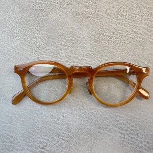 Man Glasses Frames Unique Vintage Retro Myopia Handmade Light Coffee Horn Prescription Eyeglass Frames Optical Lenses Eyeglasses