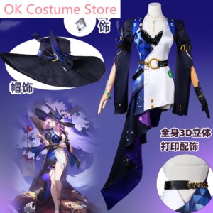 Honkai: Star Rail Jade Women Cosplay Costume Cos Game Anime Party Uniform Hallowen Play Role Clothes Clothing Dress