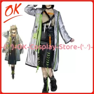 [Customized] Game Arknights Muelsyse Cosplay Costume Women Cute Party Dress Suit Coat Top Dress Halloween Carnival Uniform