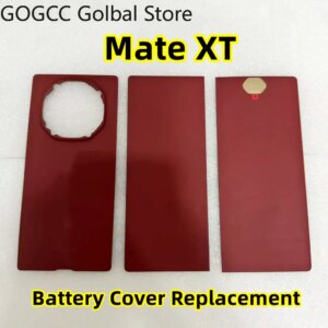 3Pcs/Set Repair For Huawei Mate XT Rear Battery Back Cover Glass Door Case Shell Housing MateXT Replacement Parts