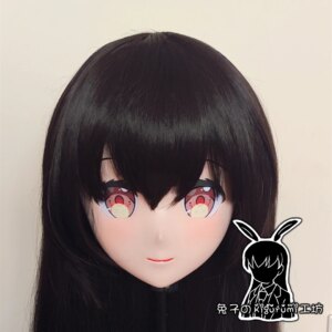 (RB717)Customize Full Head Quality Handmade Female/Girl Resin Japanese Anime Cartoon Character Kig Cosplay Kigurumi Mask