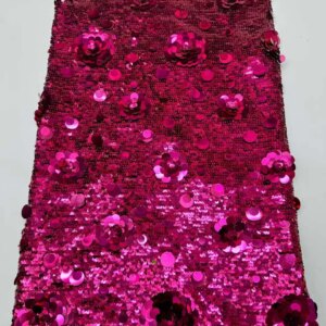Wholesale High Quality African French Beaded Lace Fabric 2025 Sewing Sequins Embroidery Nigeria Lace Fabric for Party Dresses