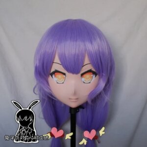 (RB6513)Quality Handmade Female Resin Cosplay Japanese Role Anime Stardust Kigurumi Crossdress Doll Transgender Mask