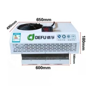 Electric 12 Volt 24V 60V 72V 12V 110V 220V Freezer System Battery Refrigeration Units For Tricycle Truck Van