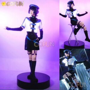 COFUN [Customized] Genshin Impact Hoyofair 2024 Cosplay Costume Wanderer Men Women Anime Game Coat Vest Pants Hat Gloves Belt Su