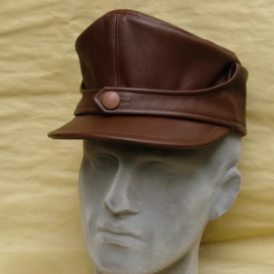 German Air Force Brown Cowhide Mountain Hat