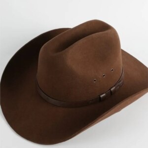 Cowboy hat pure felt styling woolen overhang outdoor travel riding