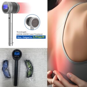 650nm 808nm Red Cold Laser Therapy And Near Infrared Light Treatment LLLT Device For Humans And Pets Pain 25 Diodes
