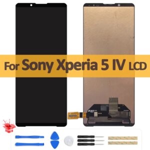 6.1″ Original For Sony Xperia 5 IV LCD Display Touch Screen Panel Digitizer Assembly For Sony x5 iv XQ-CQ72 LCD with Burn Shadow