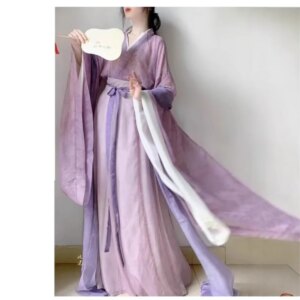 New Hanfu female wide sleeve big Confucian eight broken skirt Chinese style ancient clothing