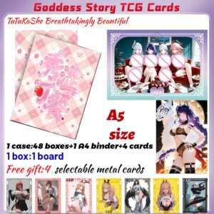 2025 Newest TuTuKaShe Breathtakingly Beantiful A5 Board Anime Rare Hobby Collection ACG Girls Booster Box Hobbies Gifts