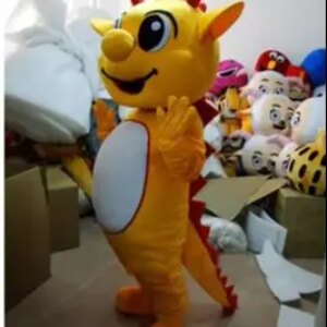 New Adult Best Sale Lovely Dragon Suit Animal Cartoon Mascot Costume Christmas Fancy Dress Halloween Mascot Costume