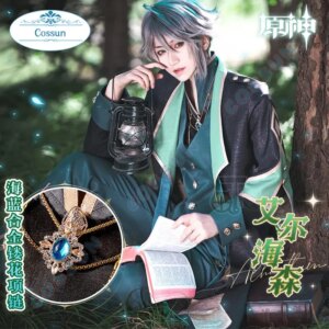 Genshin Impact Alhaitham Cosplay Costume Halloween Carnival Party Role Play Outfit Men